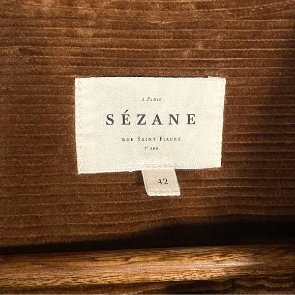 Sezane Max Corduroy Shirt - Picture 6 of 7